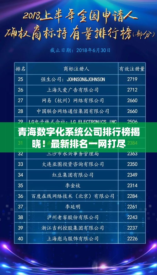 青海数字化系统公司排行榜揭晓！最新排名一网打尽