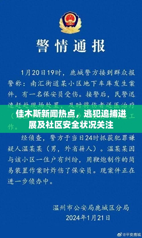 佳木斯新闻热点，逃犯追捕进展及社区安全状况关注