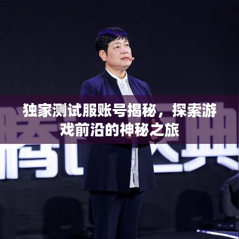独家测试服账号揭秘，探索游戏前沿的神秘之旅