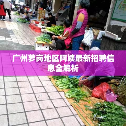 广州萝岗地区阿姨最新招聘信息全解析