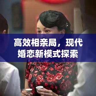 高效相亲局，现代婚恋新模式探索