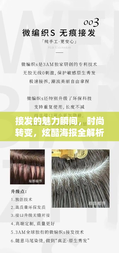 接发的魅力瞬间，时尚转变，炫酷海报全解析！