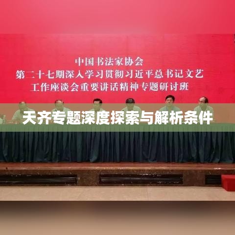 天齐专题深度探索与解析条件