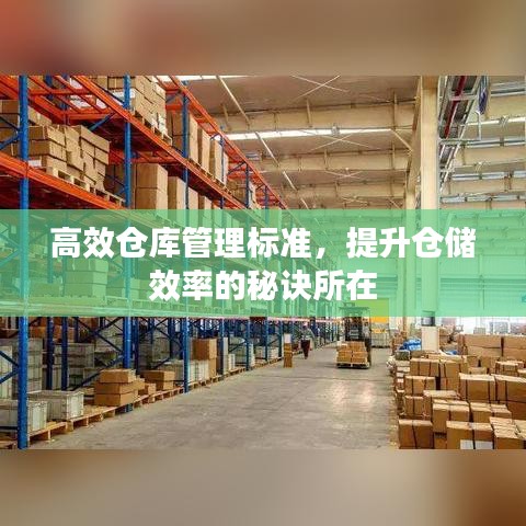 高效仓库管理标准，提升仓储效率的秘诀所在