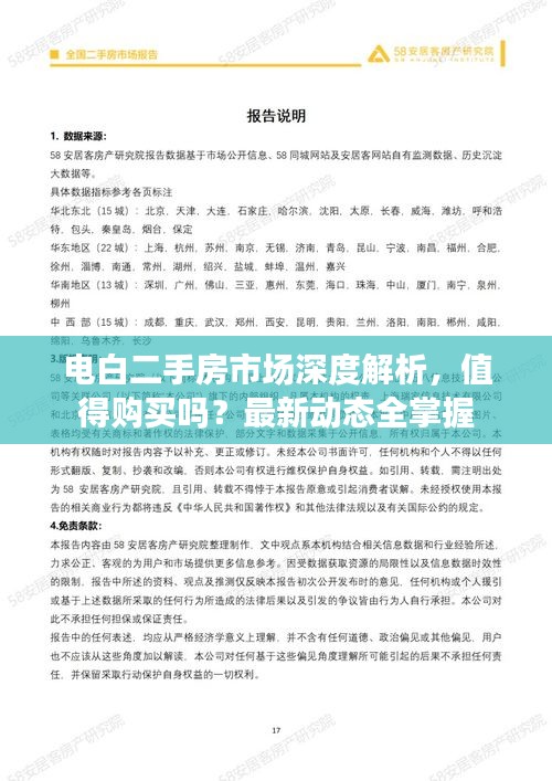 电白二手房市场深度解析，值得购买吗？最新动态全掌握