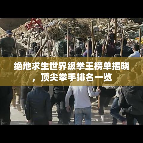 绝地求生世界级拳王榜单揭晓，顶尖拳手排名一览