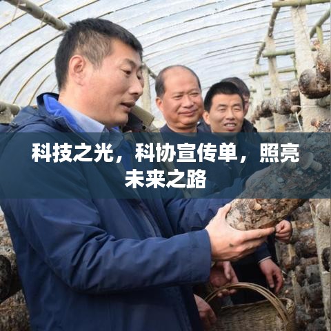 科技之光，科协宣传单，照亮未来之路