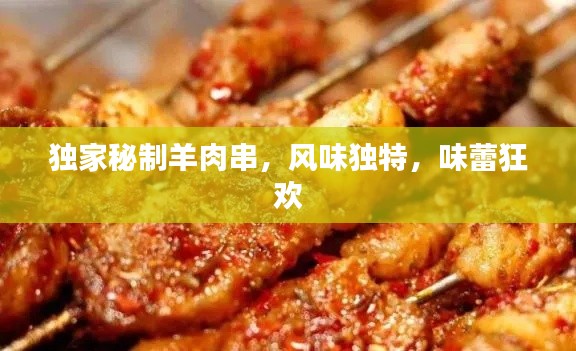 独家秘制羊肉串，风味独特，味蕾狂欢