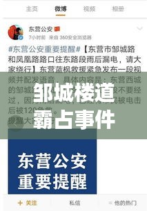 邹城楼道霸占事件揭秘，真相大调查与应对策略视频最新报道