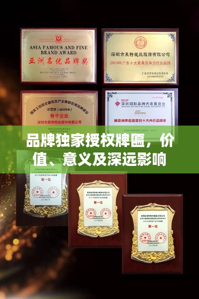 品牌独家授权牌匾，价值、意义及深远影响