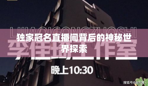 独家冠名直播间背后的神秘世界探索