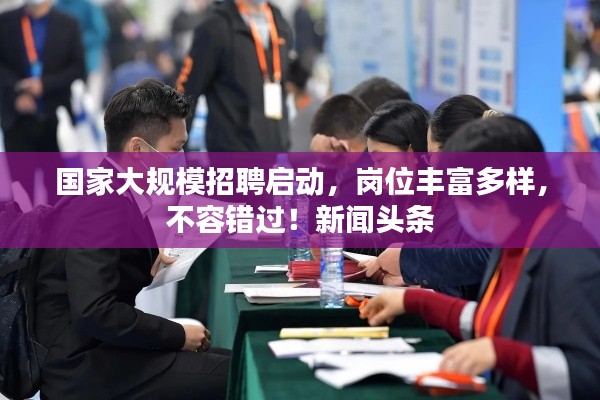 国家大规模招聘启动，岗位丰富多样，不容错过！新闻头条