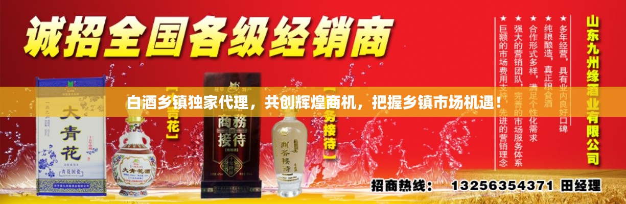 白酒乡镇独家代理，共创辉煌商机，把握乡镇市场机遇！