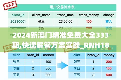2024新澳门精准免费大全333期,快速解答方案实践_RNH18.65