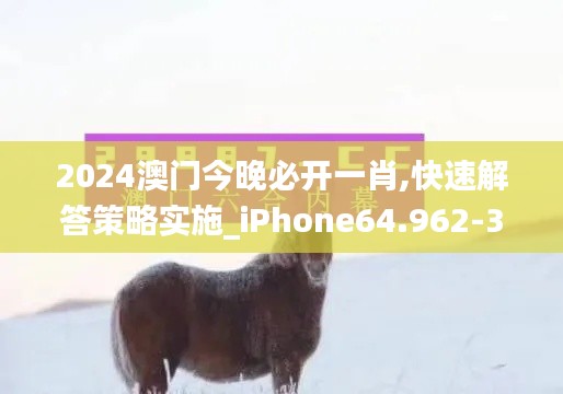 2024澳门今晚必开一肖,快速解答策略实施_iPhone64.962-3