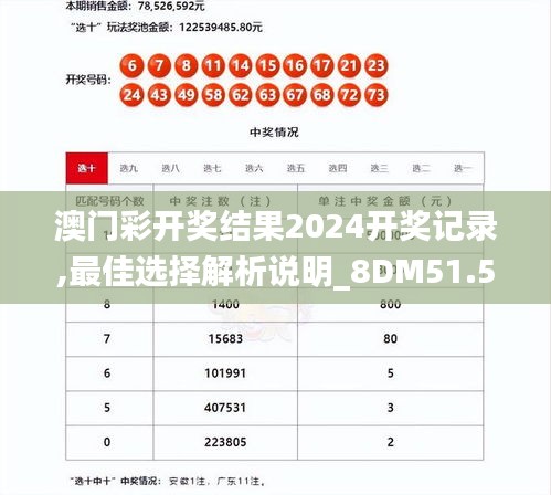 澳门彩开奖结果2024开奖记录,最佳选择解析说明_8DM51.528-2