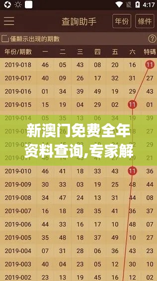 新澳门免费全年资料查询,专家解析意见_GM版12.150-5