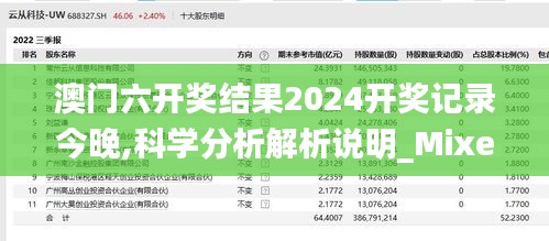 澳门六开奖结果2024开奖记录今晚,科学分析解析说明_Mixed8.795