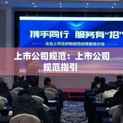 上市公司规范：上市公司规范指引 