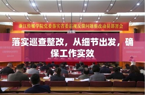 落实巡查整改，从细节出发，确保工作实效