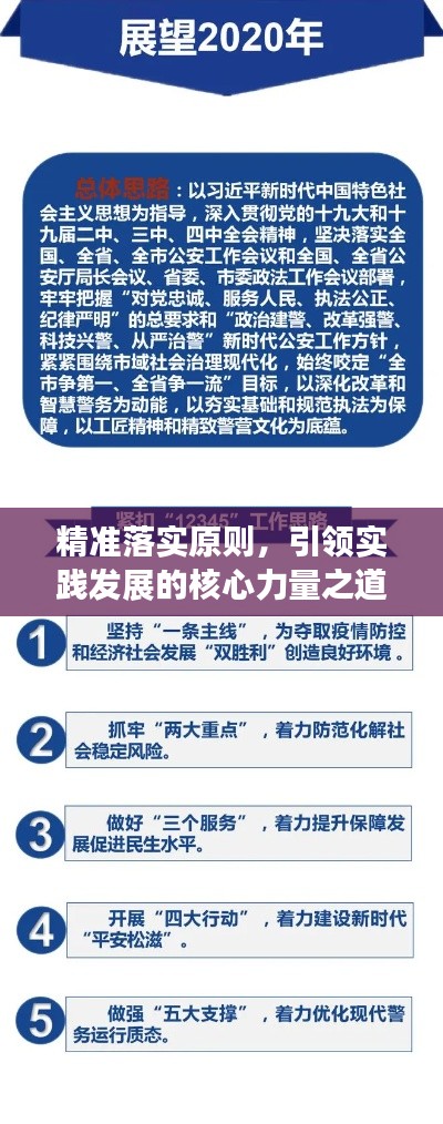 精准落实原则，引领实践发展的核心力量之道