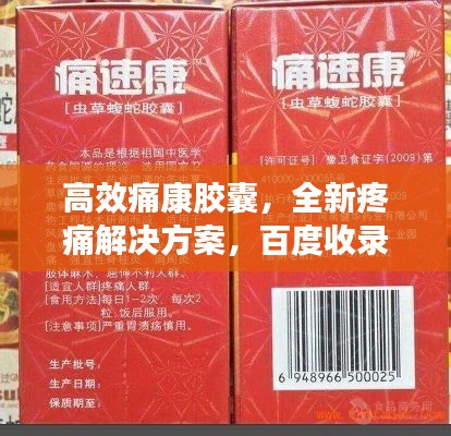 高效痛康胶囊，全新疼痛解决方案，百度收录标准吸睛标题