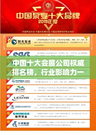 中国十大会展公司权威排名榜，行业影响力一览