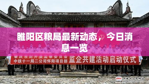 睢阳区粮局最新动态，今日消息一览